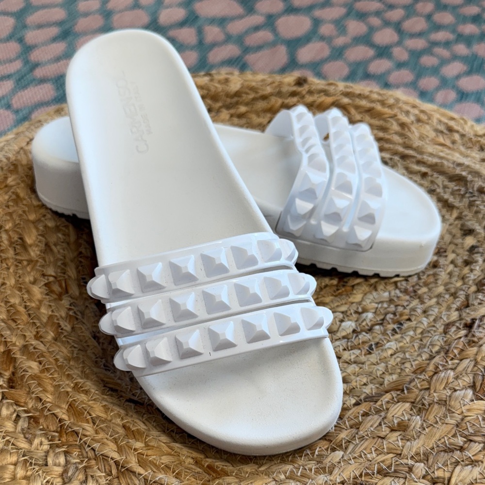 Carmen Sol rubber studded Slide Sandals - Picture 2 of 9
